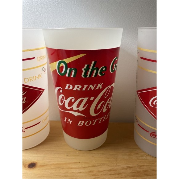 Coca Cola 2003 PackerWare 22oz Flare Tumblers USA Lot 3 - Picture 4 of 9
